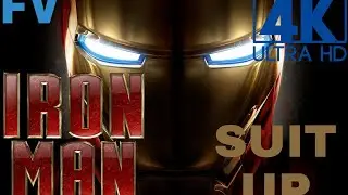 IRON MAN suit up with bass boosted music 4K