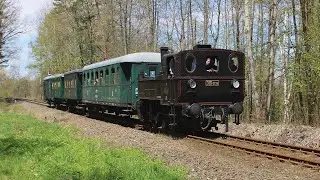 Muzejní parní vlaky v okolí Jaroměře 2021 / 8. - 9.5.2021