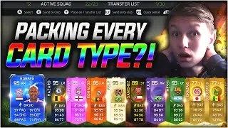 OMG!! PACKING EVERY CARD TYPE!!! - FIFA 15 Pack Opening