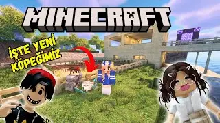 ⛏️MINECRAFT ABİM EVE KÖPEK ALDI🤣AYŞEM ECE ARI💥ARIGİLLER🐝MINECRAFT RP