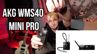 Обзор на гитарную радиосистему AKG WMS40 mini pro