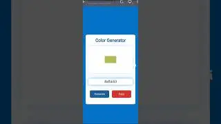 Random colour generator using HTML CSS and JavaScript with source code 