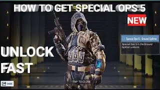 How to get Special ops 5 Ground Splitter skin in cod mobile fast( unlock free skin fast)
