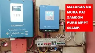 PAANO MAG SETTING NG CHARGE CONTROLLER SA ZAMDON 60AMP