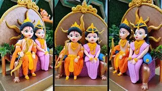 Siya Ram Clay idol making with Super clay | How to make Ram Clay Idol 