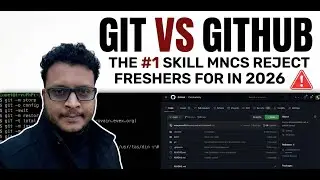 Git vs GitHub – The #1 Skill MNCs Reject Freshers For in 2026