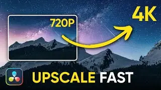 Upscale Video to 4K in DaVinci Resolve (Super Scale)