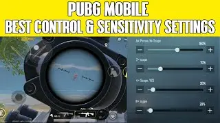 Best Control & Sensitivity Settings | 3 Fingers Claw+Gyro | PUBG Mobile | Redmi Note 5 Pro | Akash