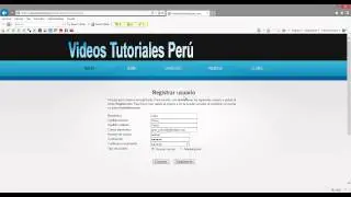 REGISTRARSE a VideosTutorialesPeru.com