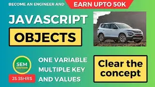 Objects in Javascript: Javascript Tutorial - Introduction to Objects | Software Engineer Mahesh