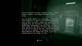 Outlast only they sent a really bad comedian to stop the crazies