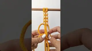 makramé minta kezdőknek / macrame pattern for beginners #macrametutorial