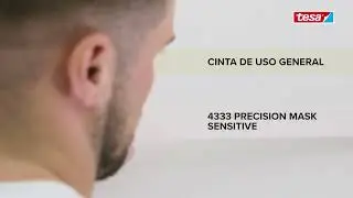 Cinta Profesional 4333 Precision Mask® Sensitive vs Cinta para Pintar de uso general