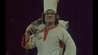 Кот и клоун - номер, ставший легендой. Юрий Куклачёв