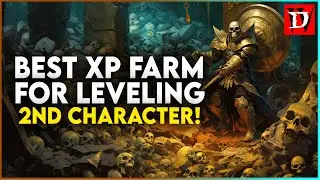 BEST XP FARM FOR LEVELING A 2ND CHARACTER SOLO IN DIABLO 4!
