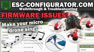 ESC-Configurator: BlueJay Firmware Issues, Motor Not Spinning & Music 🎵 (Mobula 6 Setup)