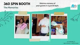 360 Spin Photo booth in chennai 9841433422 / 9952075664