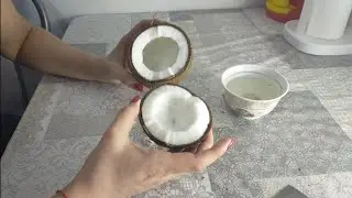 Открытие кокоса, быстрый и правильный способ.