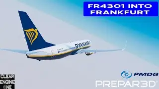 [P3D V5.3] Morning arrival into Frankfurt | PMDG 737NGXu