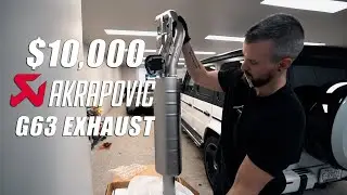 LOUDEST G63 AMG EXHAUST! AKRAPOVIC SOUNDS INSANE!!