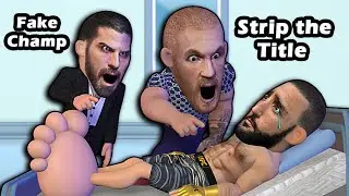 Conor and Ilia visits Belal - call for Title Strip