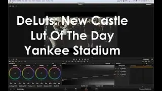 DeLuts: "New Castle LUT" ; Apply a LUT in Davinci Resolve 11