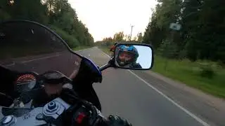 Первый выезд на Yamaha YZF600R