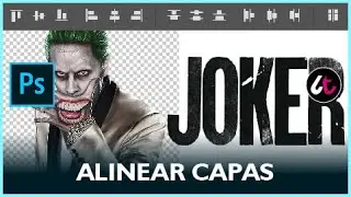 Alineación de objetos en capas diferentes en Photoshop
