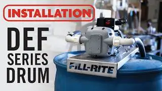 Fill-Rite DEF Series - Drum Mount Installation