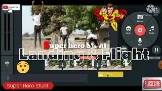 Super Hero Landing & Flight Effect,  | land like a superhero | kinemaster tutorial | #superhero