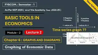 Graphing of Economics data | Chapter 6 | Lec 2 | FYBCOM | Basic Tools in Economics | As per nep 2020