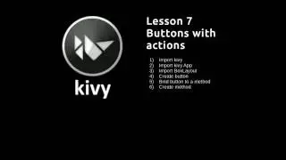 Kivy Lesson 7 button action no  kv