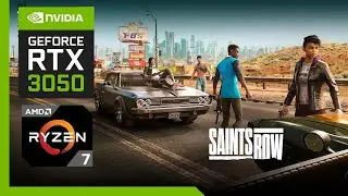 2022 Ryzen 7 H series -16 GB - RTX 3050 Ft. Asus ROG 2022 | Saints Row Benchmark Gameplay