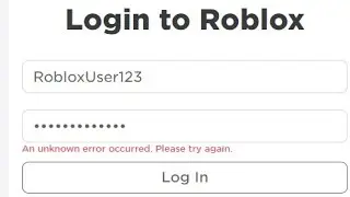 Fix roblox an unknown error occurred. please try again. login problem | Roblox login error problem
