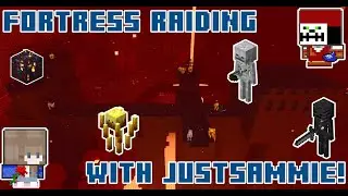 Friends and Fortresses! | Raiding With JustSammie! | Surviving Bedrock