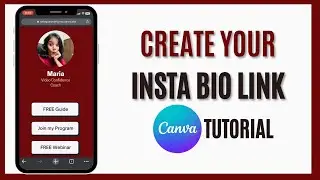 Make Bio link on Canva