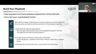 Election Official Communications Training: Communicating in a Crisis