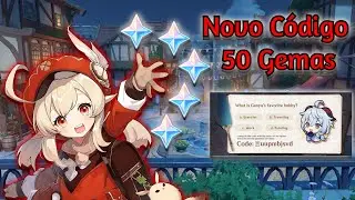 Corre! Novo Código de Resgate (50 Gemas Grátis) LIMITADO - Genshin Impact