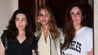 Kareena Kapoor ,Karishma Kapoor,Natasha poonawala snaped at Manish malotra house for dinner 🥘