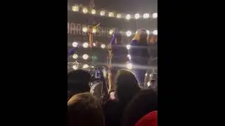 Bruno Mars jumps on stage #silksonic #brunomars #andersonpaak #lasvegas  #band #concert