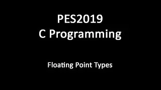C Programming - Floating Point Types