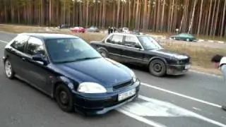 Honda civic b16a vs BMW e30 m30b34