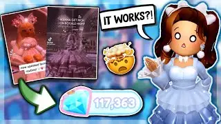THESE TIKTOK ROUTINES ACTUALLY WORK!! I GOT TO 117K💎 | Roblox Royale High TikTok Farming Routines
