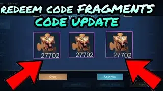 WORKING REDEEM CODE UPDATES FRAGMENTS CODE- MOBILE LEGENDS BANG BANG