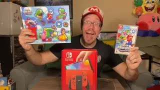 Super Mario Bros Wonder Game & Switch Console Unboxing