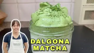DALGONA MATCHA | FROTHY MATCHA GREEN TEA