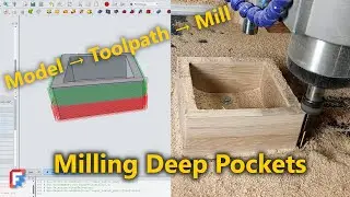 FreeCAD CNC Tutorial: Model, Toolpath & Mill a Replacement Wooden Box (Full G-Code Workflow)