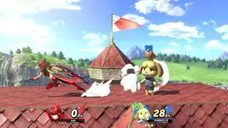 Villager and Isabelle can catch Pyra's Sword!