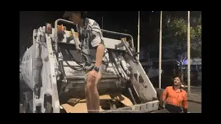 Treasure hunting in a garbage truck
