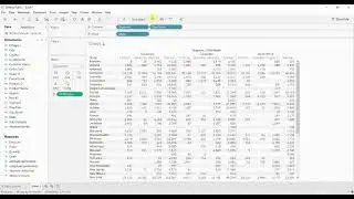 How to Create a Basic Crosstab in Tableau - Tableau in Two Minutes